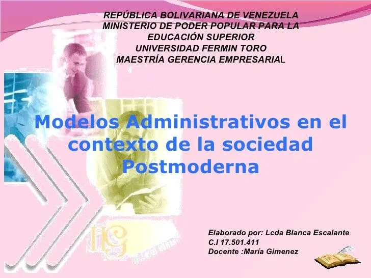 Diapositiva de modelos administrativos