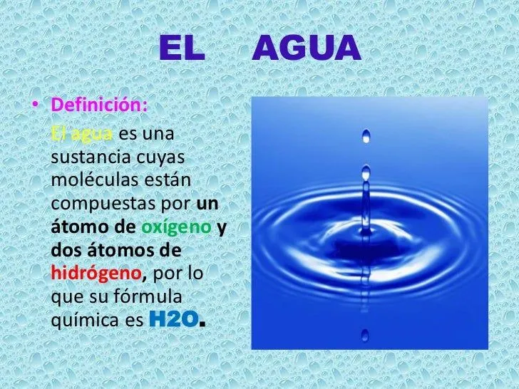 Diapositivas el agua