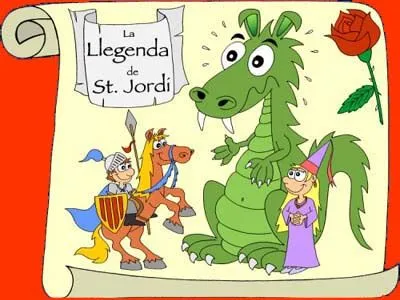 diario de un huevo kinder: Sant Jordi