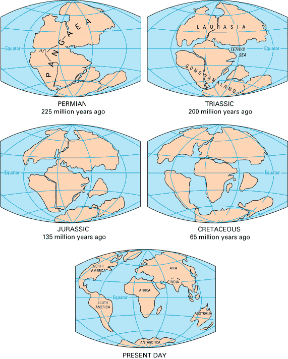 Diarios Revolucionarios de V: Evolución de los continentes en ...