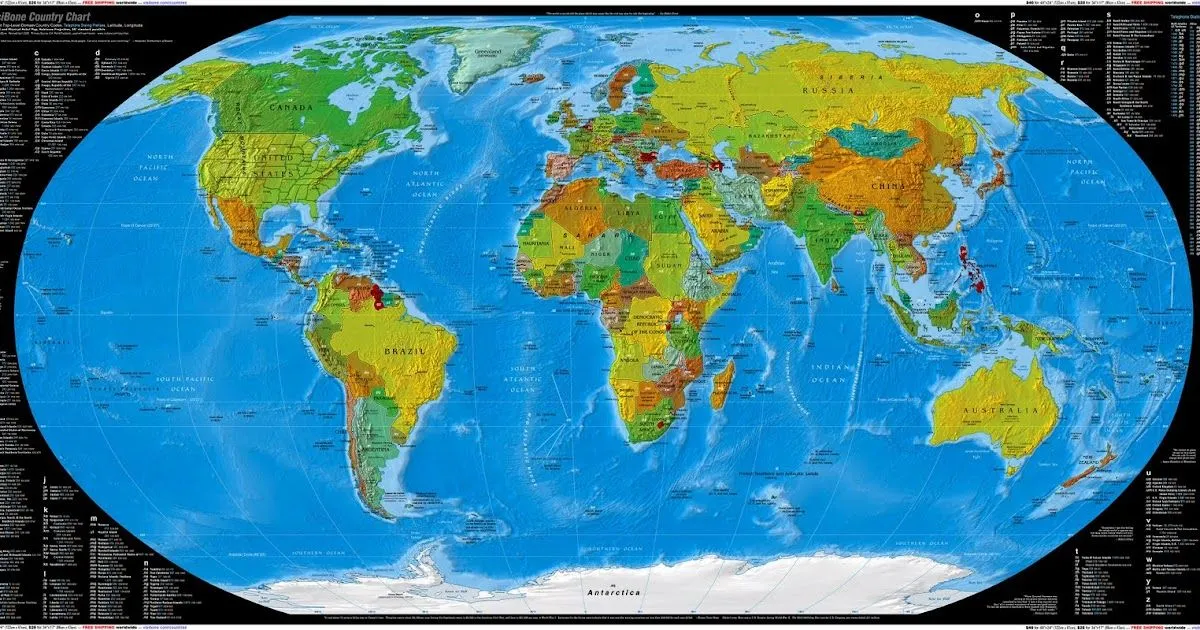 Diarios Revolucionarios de V: Mapamundi Completo: 4080 px, Físico ...