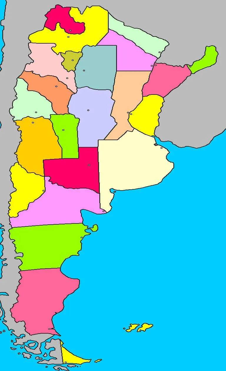 Diarios Revolucionarios de V: Mapas de Argentina Gratis Para ...