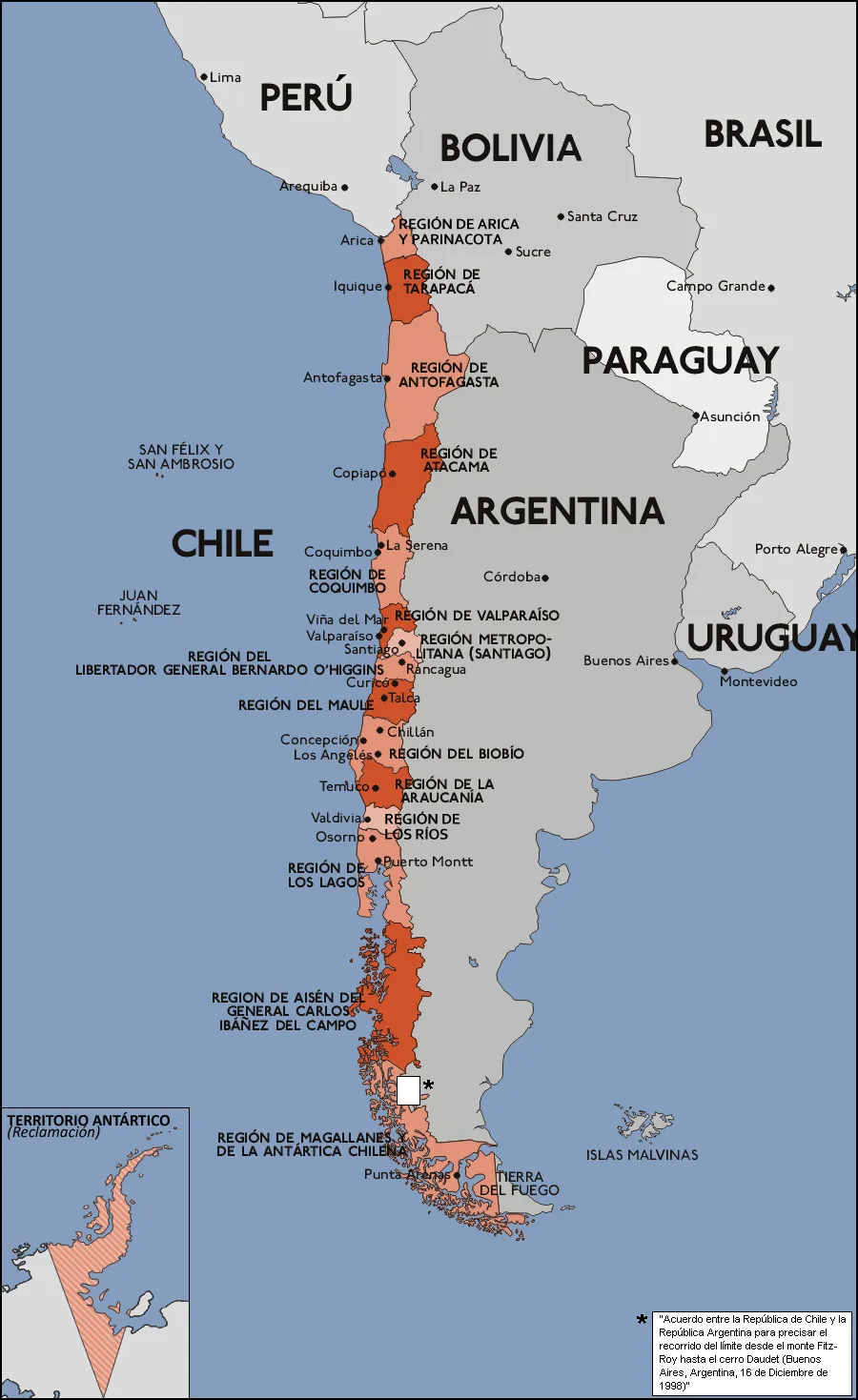 Diarios Revolucionarios de V: Todos los Mapas de Chile Para ...