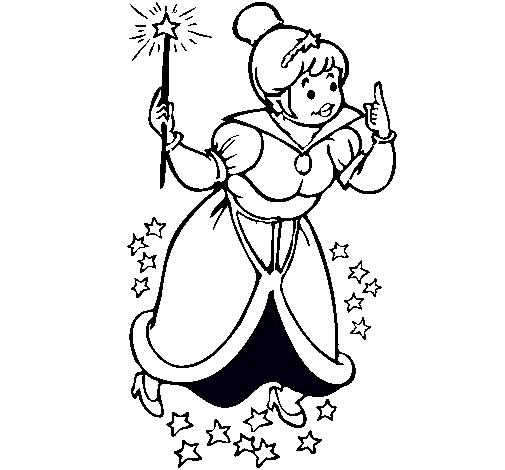 Dibuix de Fada padrina pintat per Usuari no registrat el dia 22 de ...