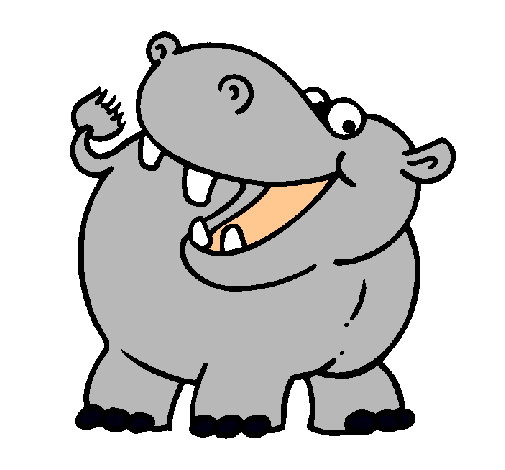 Dibuix de Hipopòtam pintat per Usuari no registrat el dia 27 de ...