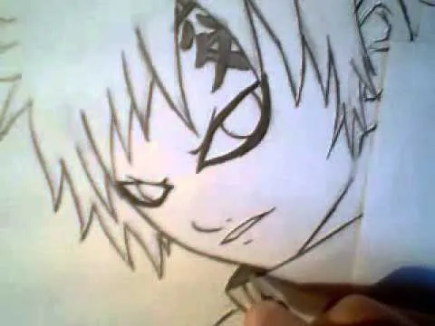 Dibujando a Gaara / Drawing Gaara - YouTube