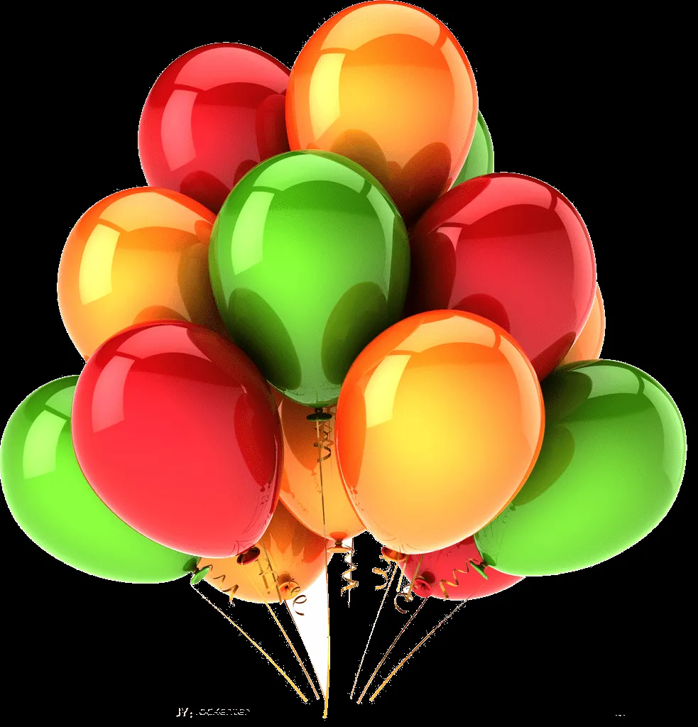 Dibujando: Globos- Ballons png