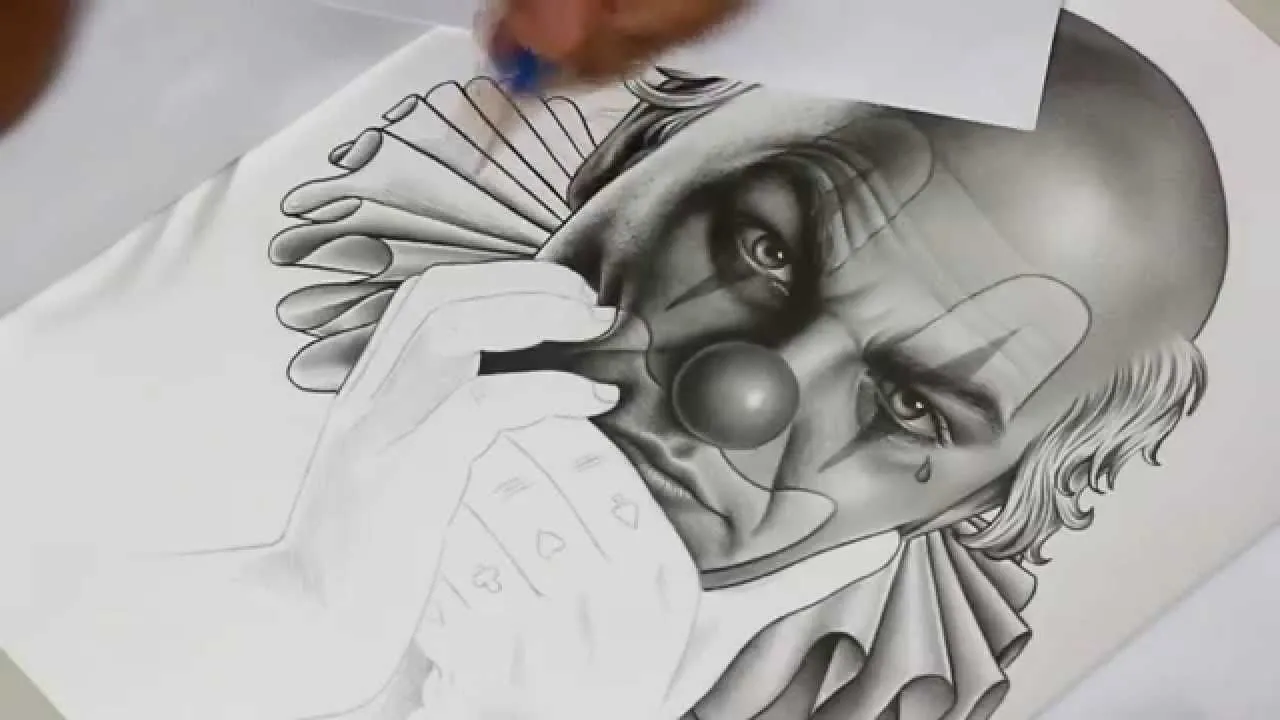 Dibujando un payaso cholo / graffiti tattoo tatuajes dibujos - YouTube