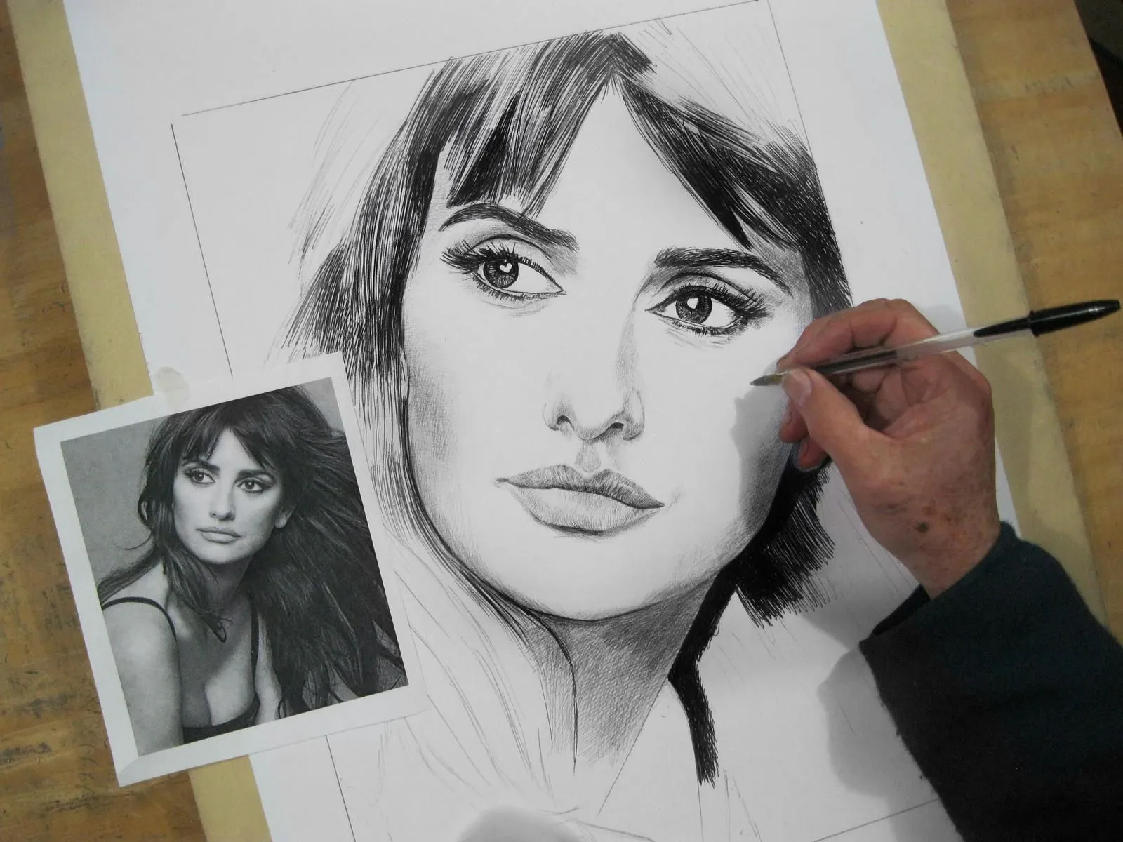 dibujando a Penelope Cruz. by RobertoBizama on DeviantArt