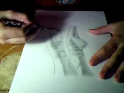 Dibujando zapatillas de ballet (point shoes) - YouTube