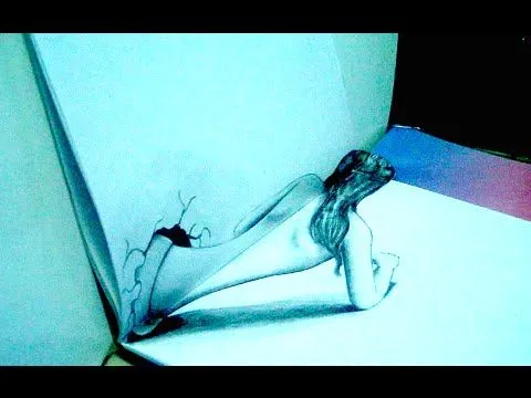 Como dibujar en 3D: una mano y un corazón en 3D - YouTube