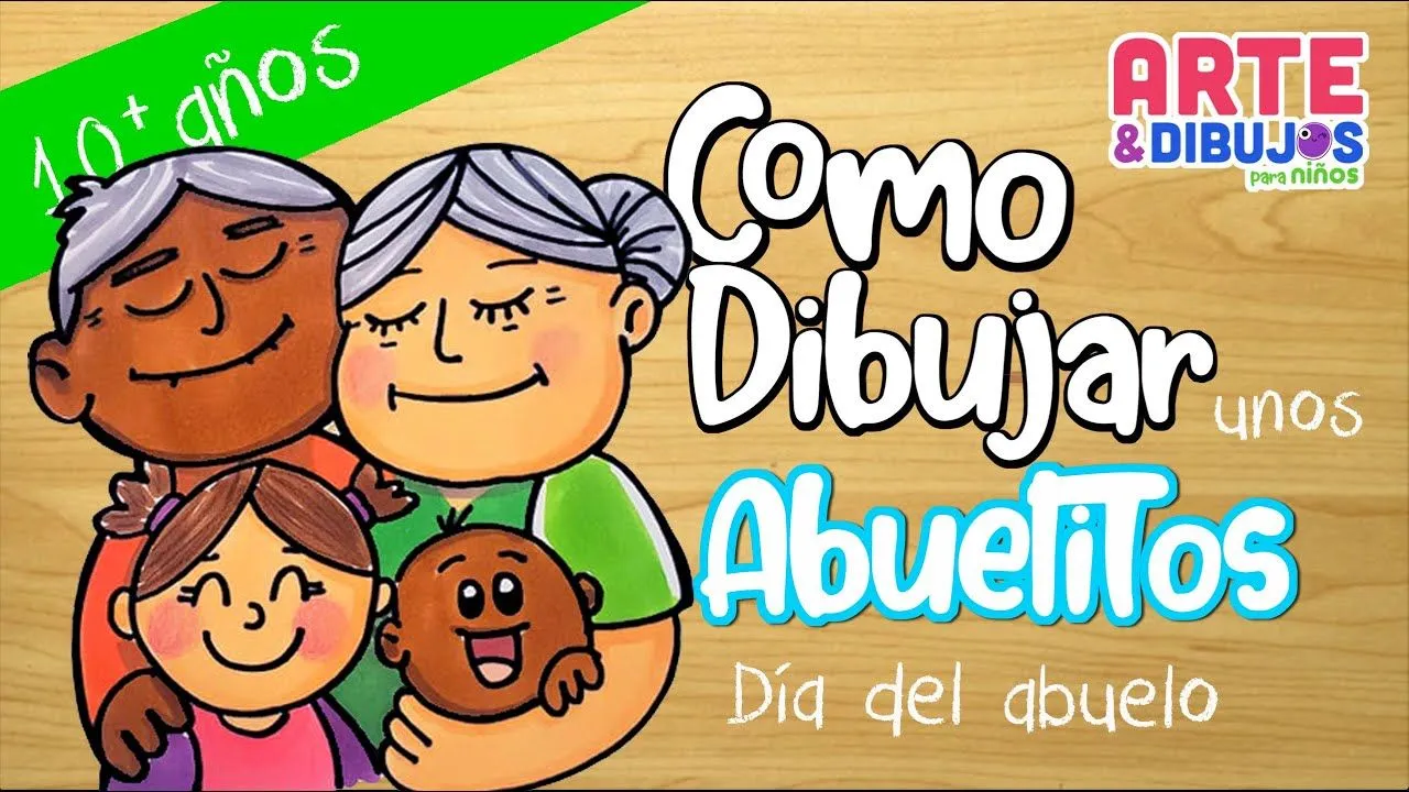 Como dibujar unos ABUELITOS paso a paso | DÍA DEL ABUELO | 28 de Agosto -  YouTube