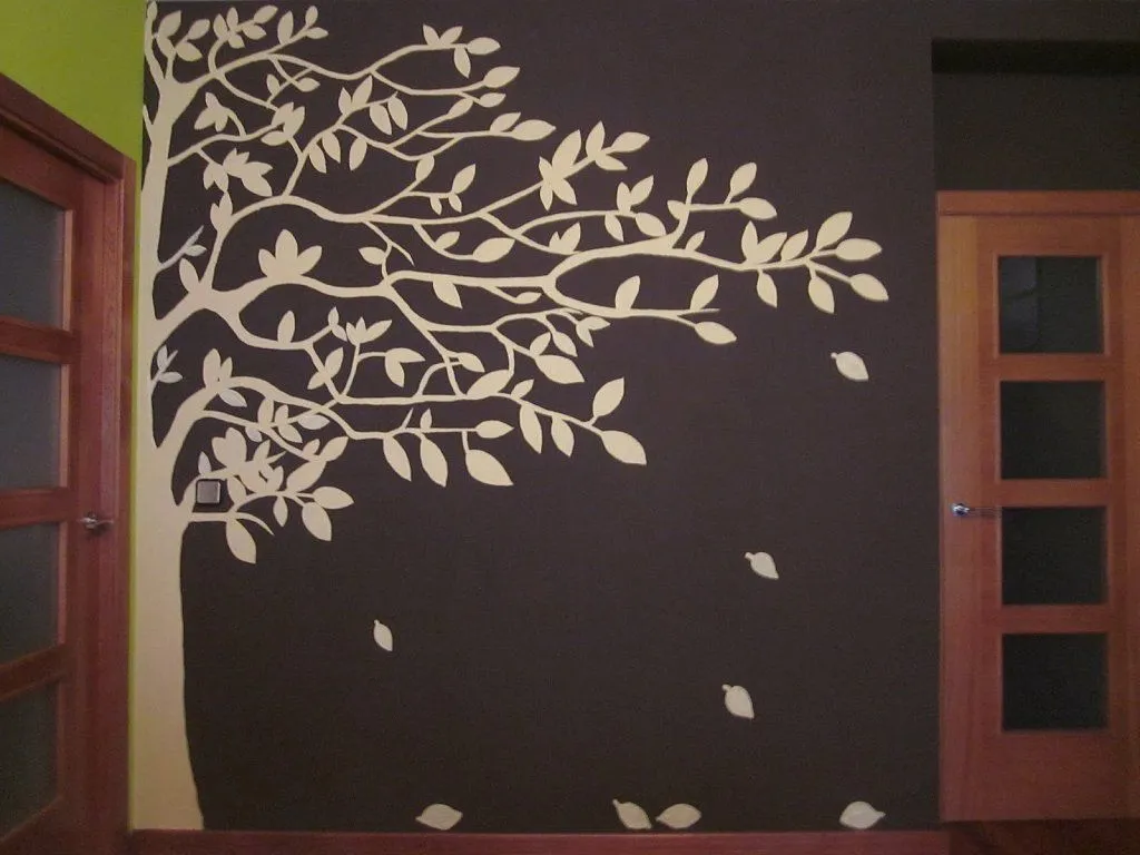 dibujar arbol pared (4) | Decorar tu casa es facilisimo.