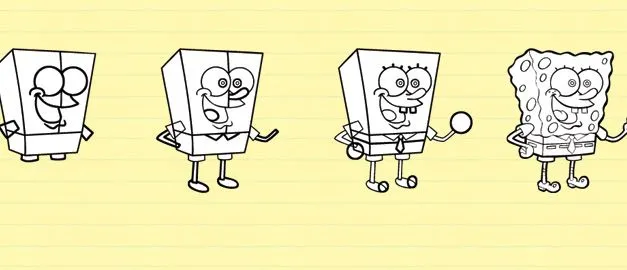 Como dibujar a bob esponja? - Imágenes de Personajes en Diseño ...