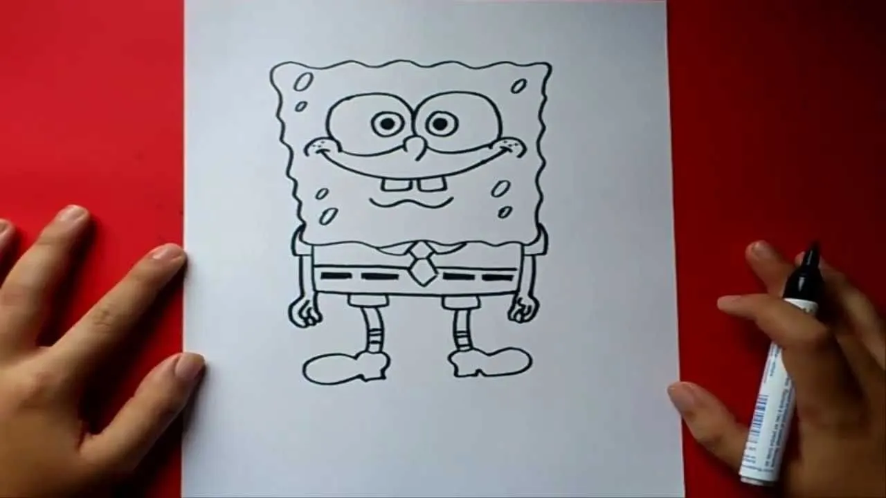 Como dibujar a Bob esponja paso a paso - Bob esponja | How to draw ...