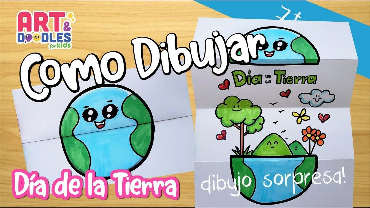 Como dibujar para el DÍA DE LA TIERRA para niños - YouTube