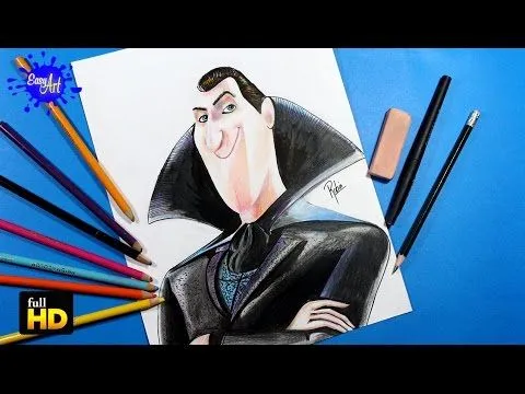 COMO DIBUJAR DRACULA HOTEL TRANSYLVANIA KAWAII PASO A PASO ...
