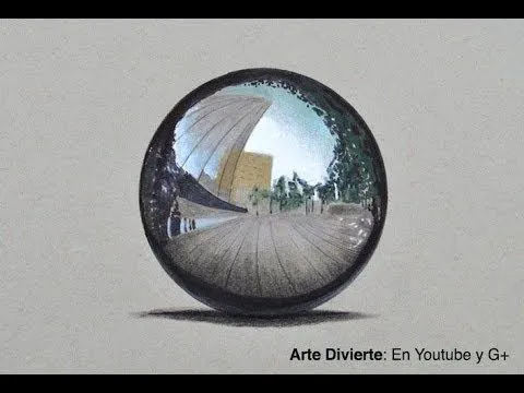 Cómo dibujar una esfera cromada con colores- Arte Divierte - YouTube