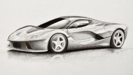Cómo dibujar un Ferrari - Cómo dibujar un carro superdeportivo ...