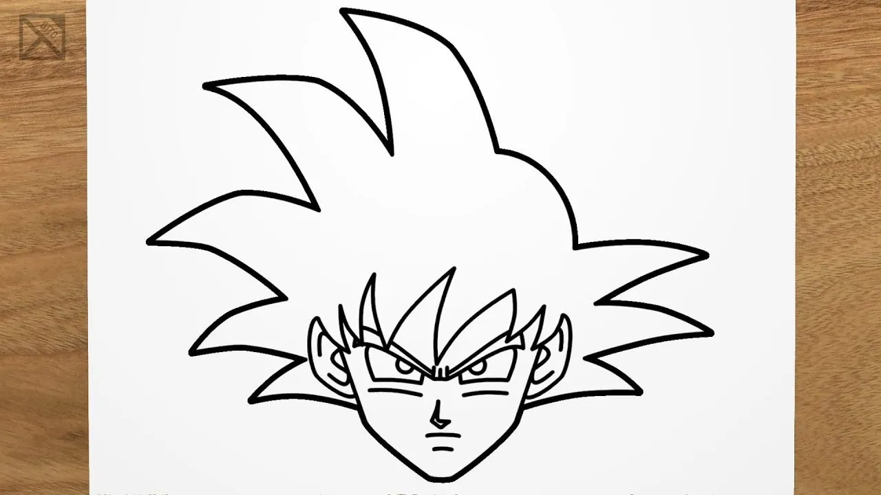 Cómo dibujar a GOKU (Dragonball) paso a paso, fácil Y rápido - YouTube