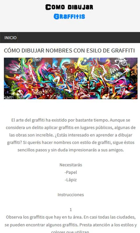 Dibujar Graffiti paso a paso! - Android Apps on Google Play