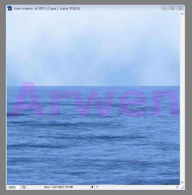 COMO DIBUJAR UNA IMAGEN DEL MAR CON PHOTOSHOP CS3