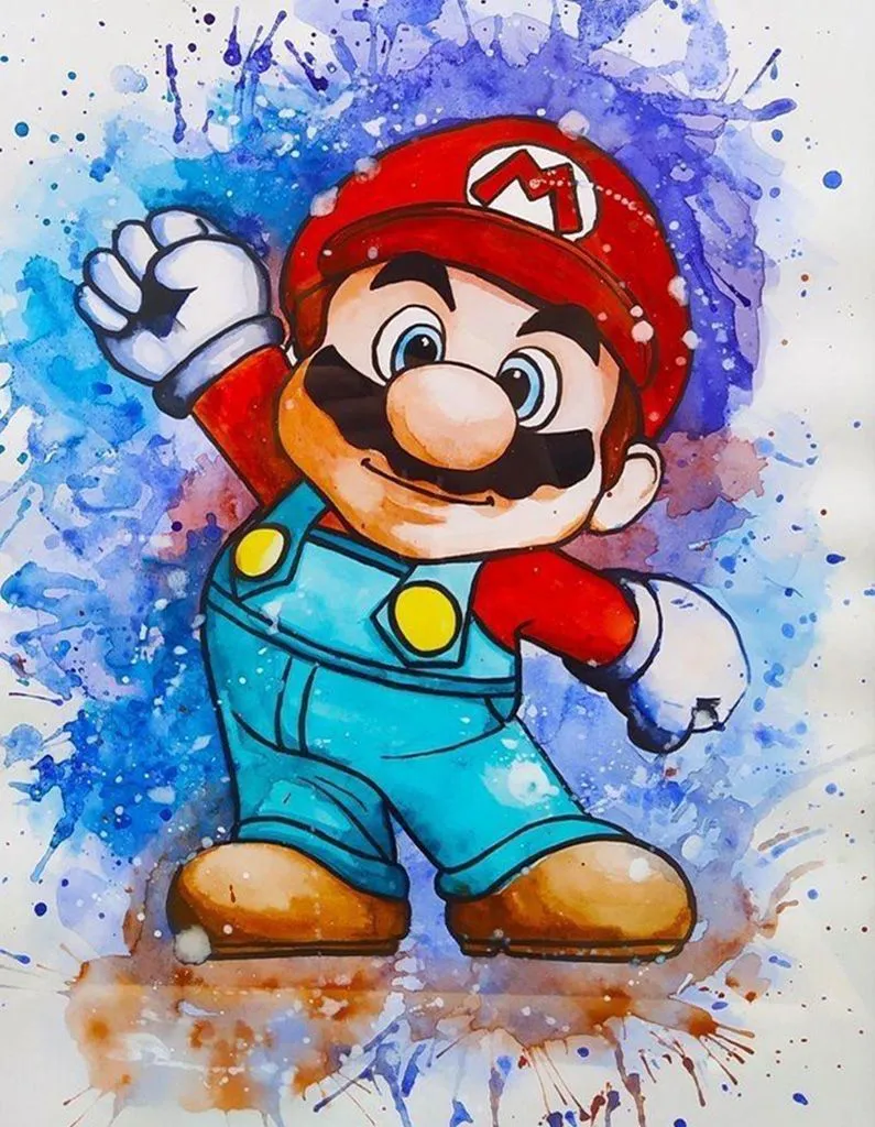 Como dibujar a mario bros paso a paso clase en vivo – art4kids