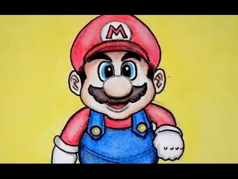 COMO DIBUJAR A MARIO BROS (tutorial) - YouTube