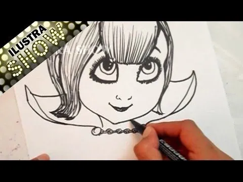 Dibujar a Mavis de Hotel Transylvania 2 Tutorial ILUSTRA SHOW ...