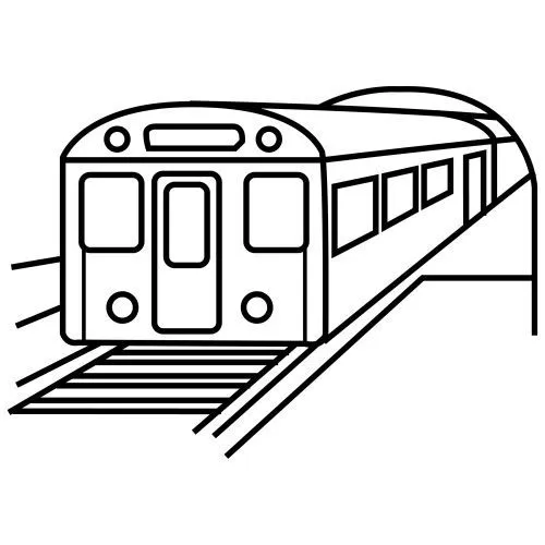 Dibujos de un metro para colorear - Imagui