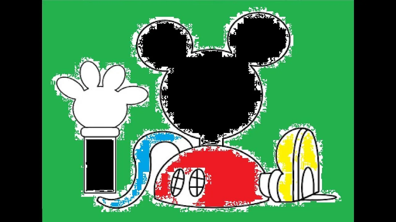 como dibujar a mickey mouse la casa de mickey mouse - YouTube