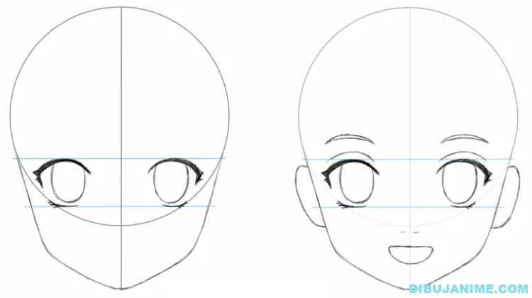 Como dibujar a una mujer anime (cuerpo y rostro) – Paso a paso