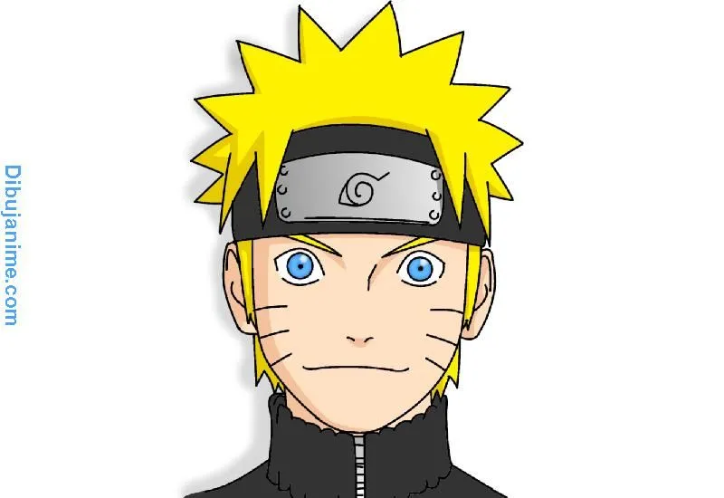 Como dibujar Naruto - tutorial para aprender a dibujar cara paso a ...