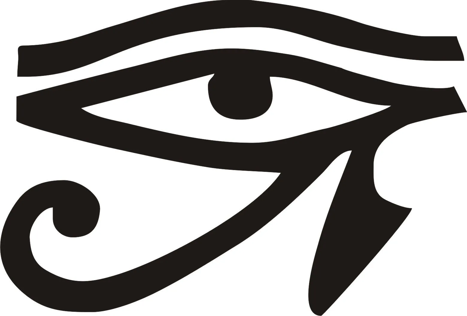 Como dibujar el ojo de horus - Imagui