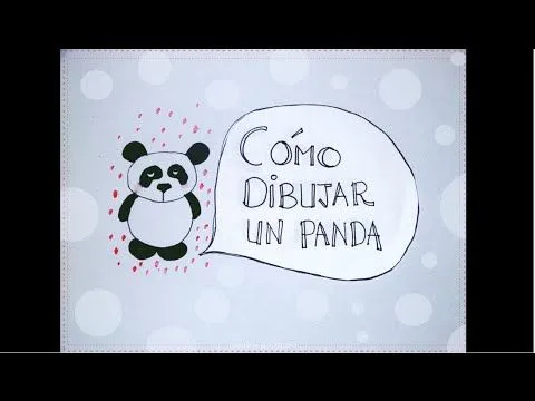 Cómo dibujar un oso panda paso a paso [Dibujo fácil para niños ...