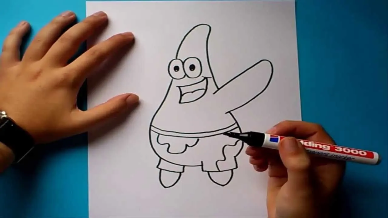 Como dibujar a Patricio paso a paso - Bob esponja | How to draw ...