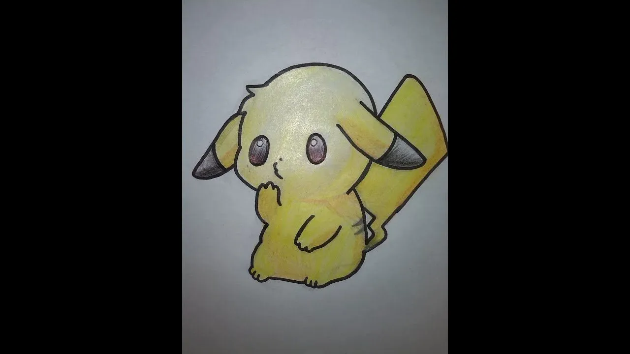 como dibujar a pikachu bebe respuestas pacticas - YouTube