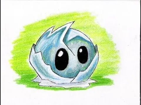 como dibujar planta lanza guisantes paso a paso (plants vs zombies ...