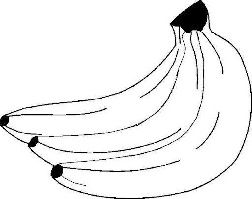 Como dibujar un platano - Imagui