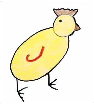 Dibujar un pollito - Dibujar dibujos POLLITOS DE PASCUA