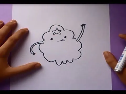 Como dibujar a Princesa grumosa paso a paso - Hora de aventuras ...