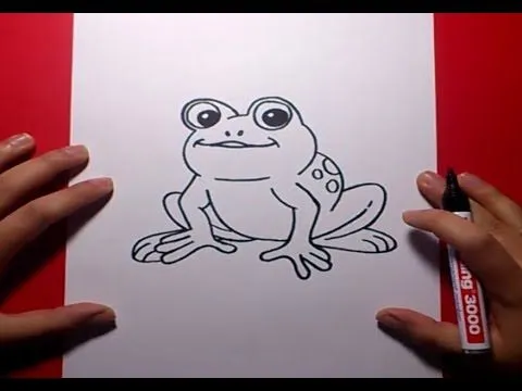 Como dibujar una rana paso a paso 3 | How to draw a frog 3 - YouTube