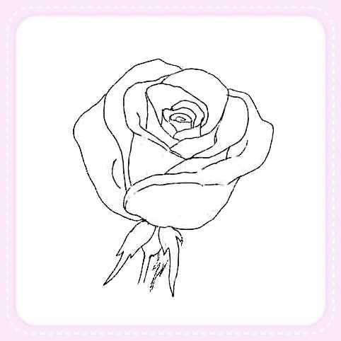 Como dibujar una rosa para manualidades | Solountip.