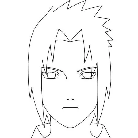 Como dibujar a Sasuke Uchiha (Shippuden) Tutorial Paso a paso