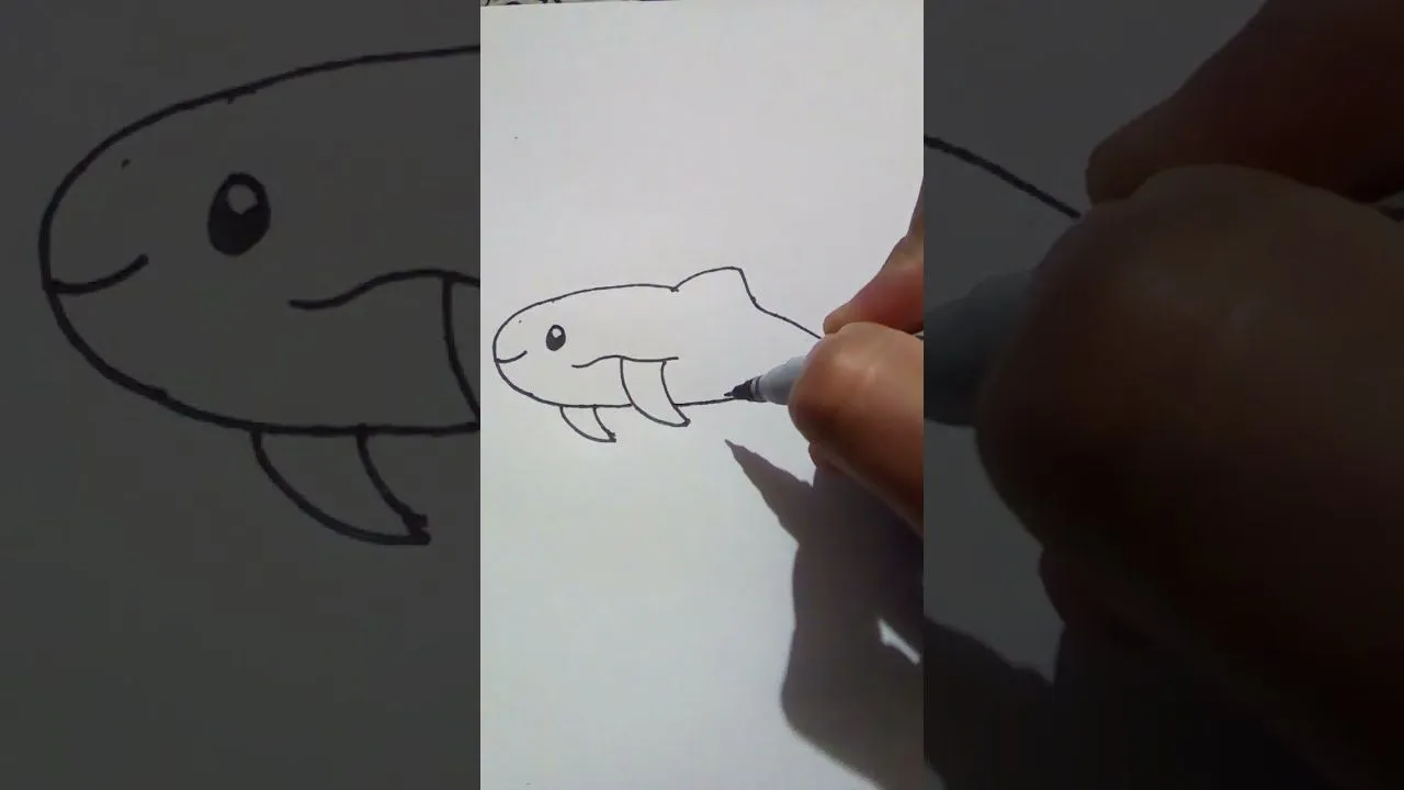 como dibujar una VAQUITA MARINA, PASO A PASO en YouTube2021. #shorts -  YouTube