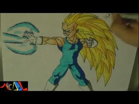 Dibujos de vegeta ssj3 - Imagui