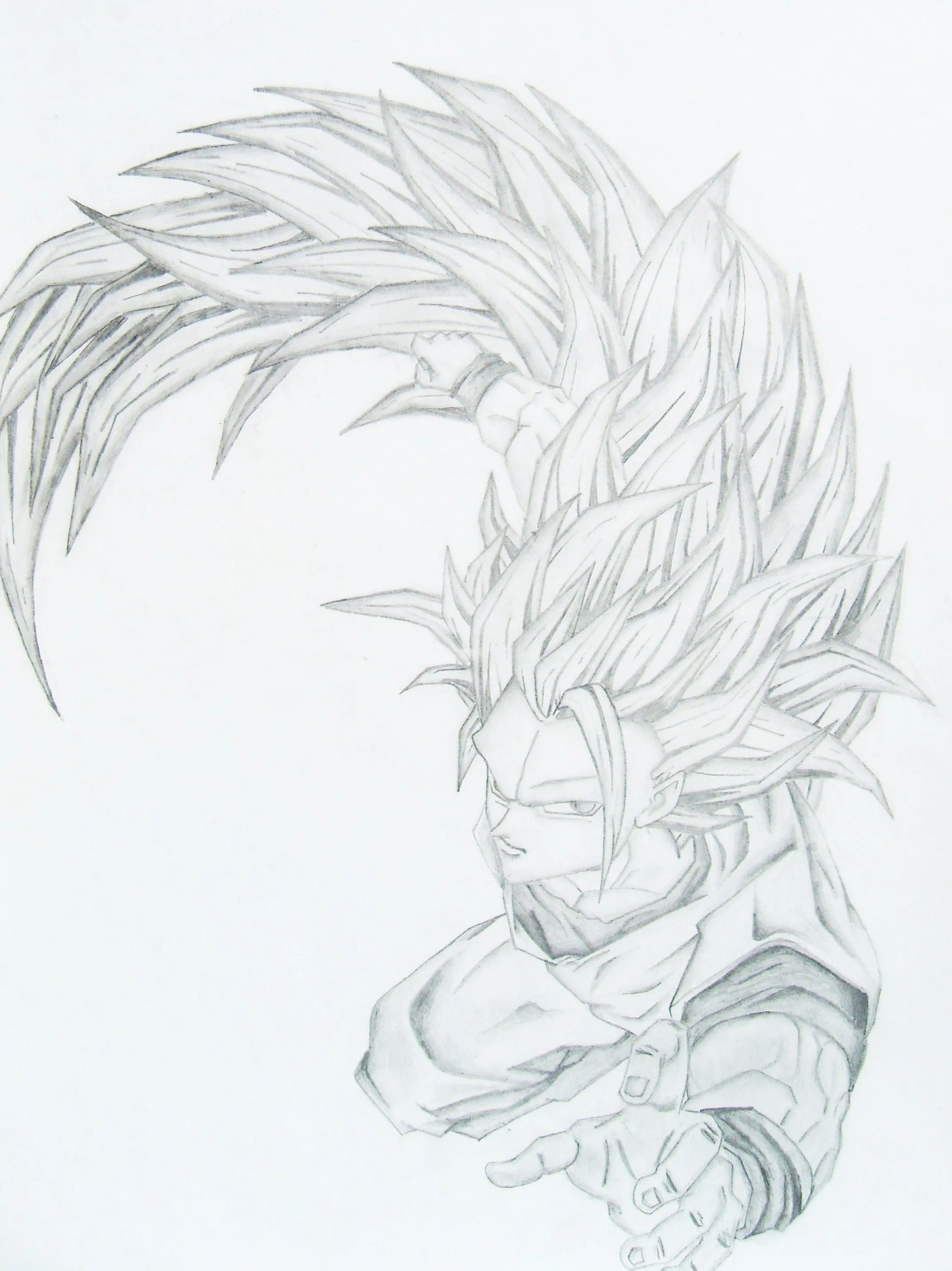 Dibujo de goku 3 - Imagui