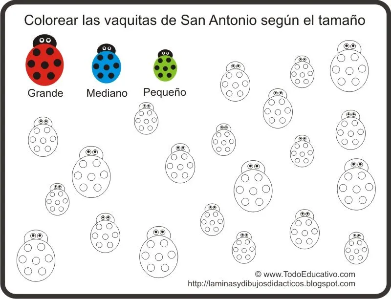 Láminas y Dibujos Didácticos gratis con dibujos para colorear y ...