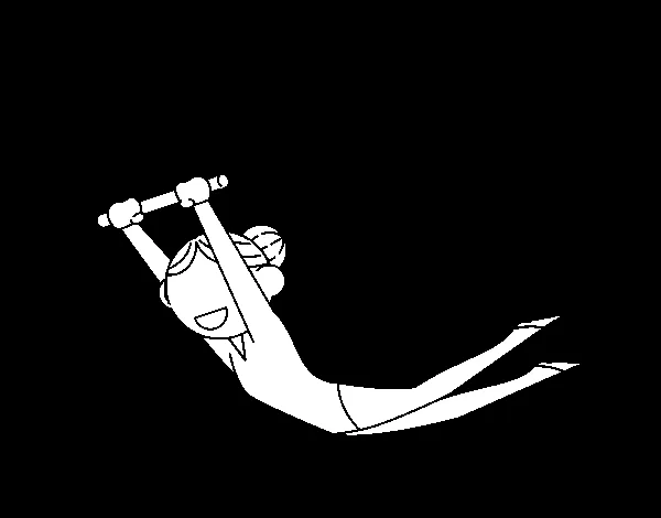 Dibujo de Acrobacia para Colorear