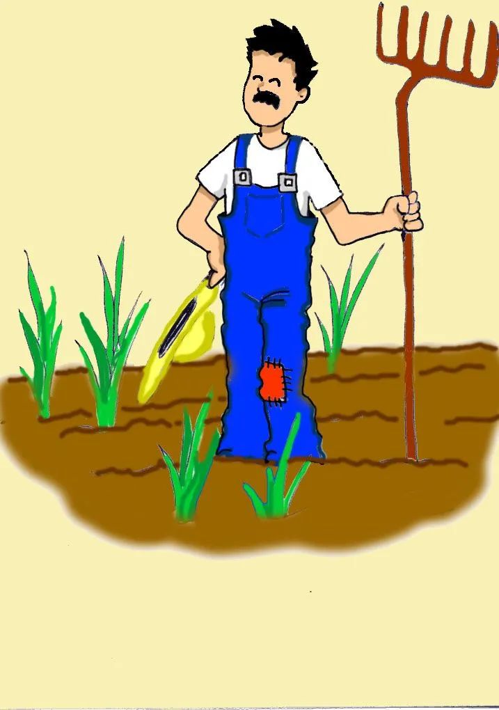 Dibujo De Agricultor Para Colorear Y Pintar Pictures